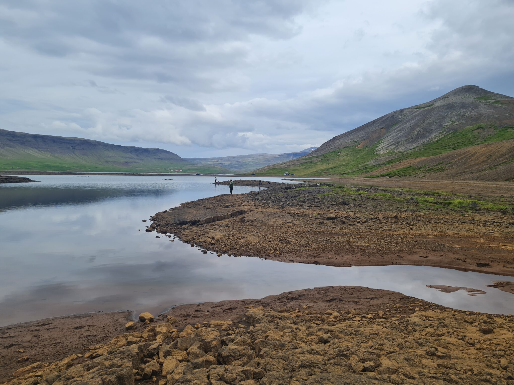 Velheppnaður fjölskylduveiðidagur við Hlíðarvatn í Hnappadal